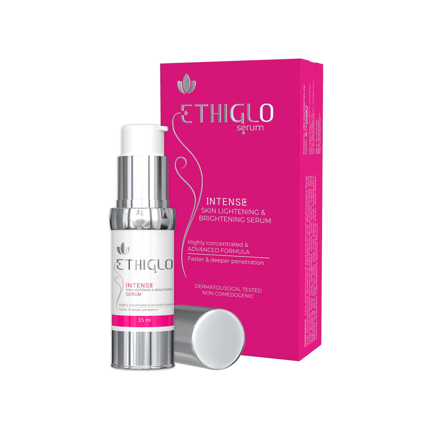 Ethiglo Skin Lightening & Brightening Serum 15ml For Wrinkles Dark Spots & Scars