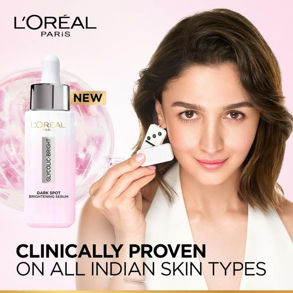 L’Oreal Paris Glycolic Bright 8% [Melasyl + Niacinamide] Face Serum 15ml
