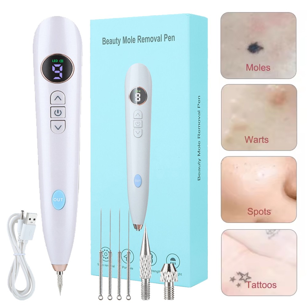 Electric Laser Plasma Pen Mole Removal Dark Spot Remover Skin Wart Tag Tattoo~