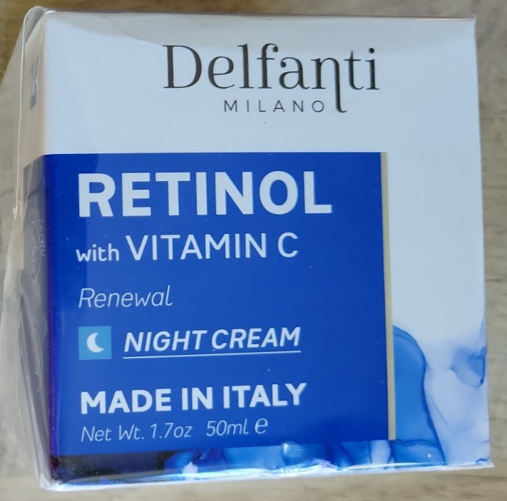 Delfanti Milano Retinol with Vitmain C Renewal Night Cream 1.7 oz
