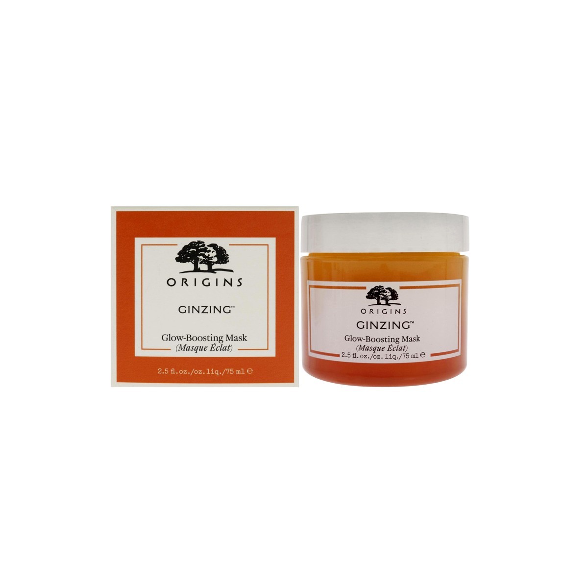 Origins Ginzing Glow Boosting Mask – Full Size 2.5 Oz. / 75mL – New