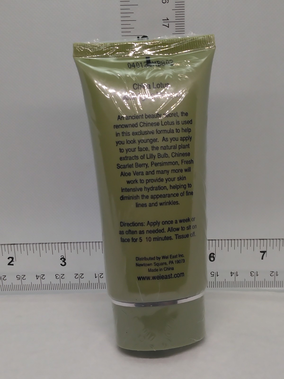 Wei East, China Lotus Anti-Aging Masque, 3 oz. 85g