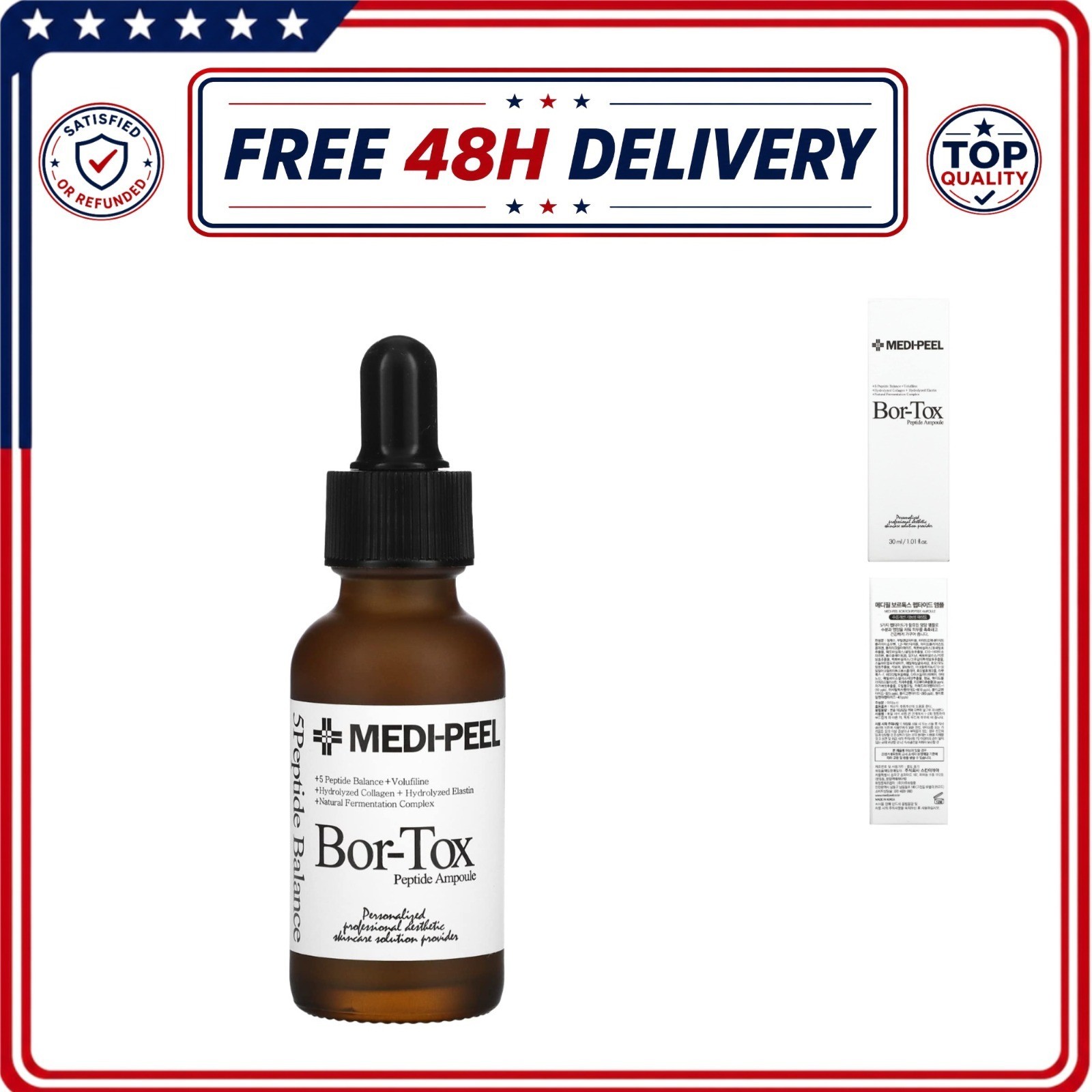 Medi-Peel 5Growth Factor Bor-Tox Peptide Ampoule 30ml Anti-Aging Serum