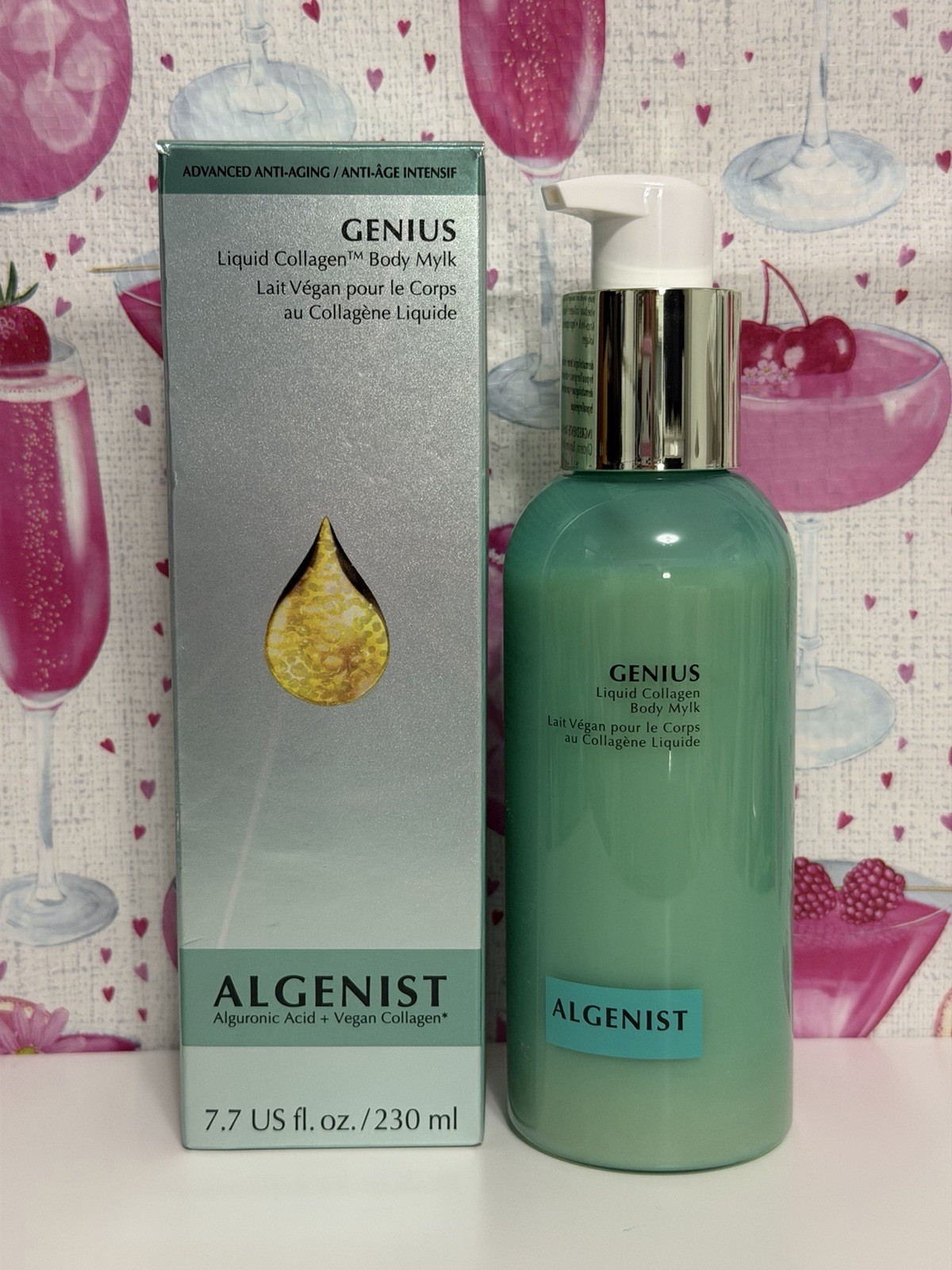 ALGENIST GENIUS Liquid Collagen Body Mylk anti-aging 7.7oz / 230mL New In Box!
