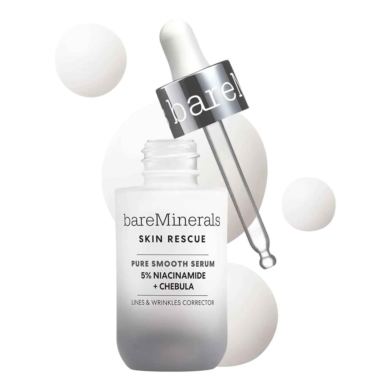 NEW SEAL–bareMinerals Pure Smooth Serum 1oz (5% Niacinamide + Chebula)