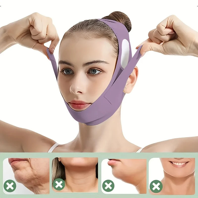 Graphene V-Shape Face Lift Band Adjustable Double Chin Reducer
