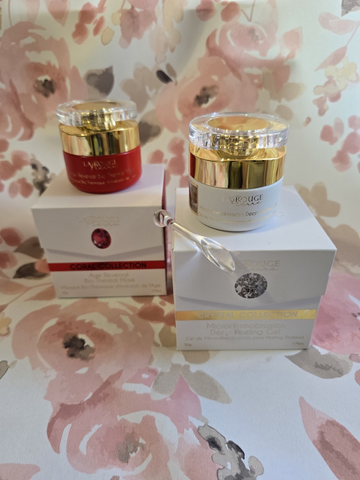 New La Rouge Pierre Coral Age Reversal Thermal Mask & Deep Peeling Gel Set
