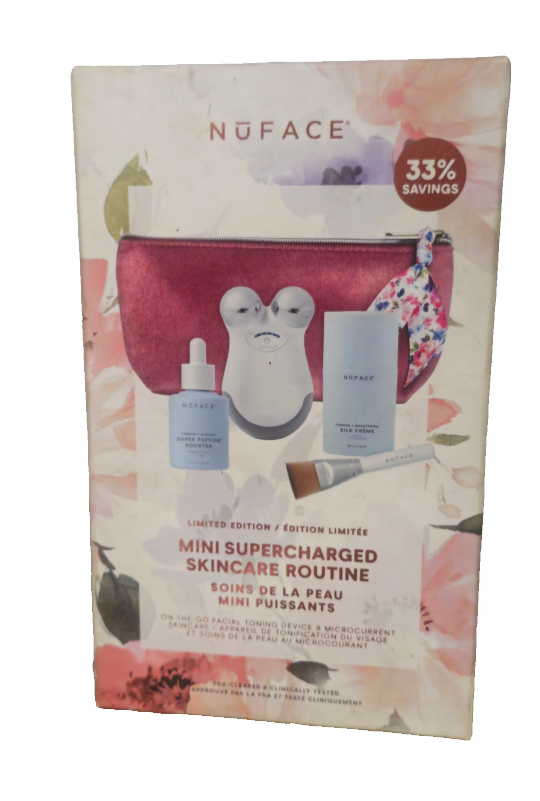 NUFACE Mini Supercharged Skincare Routine Limited Edition Set Brand New In Box