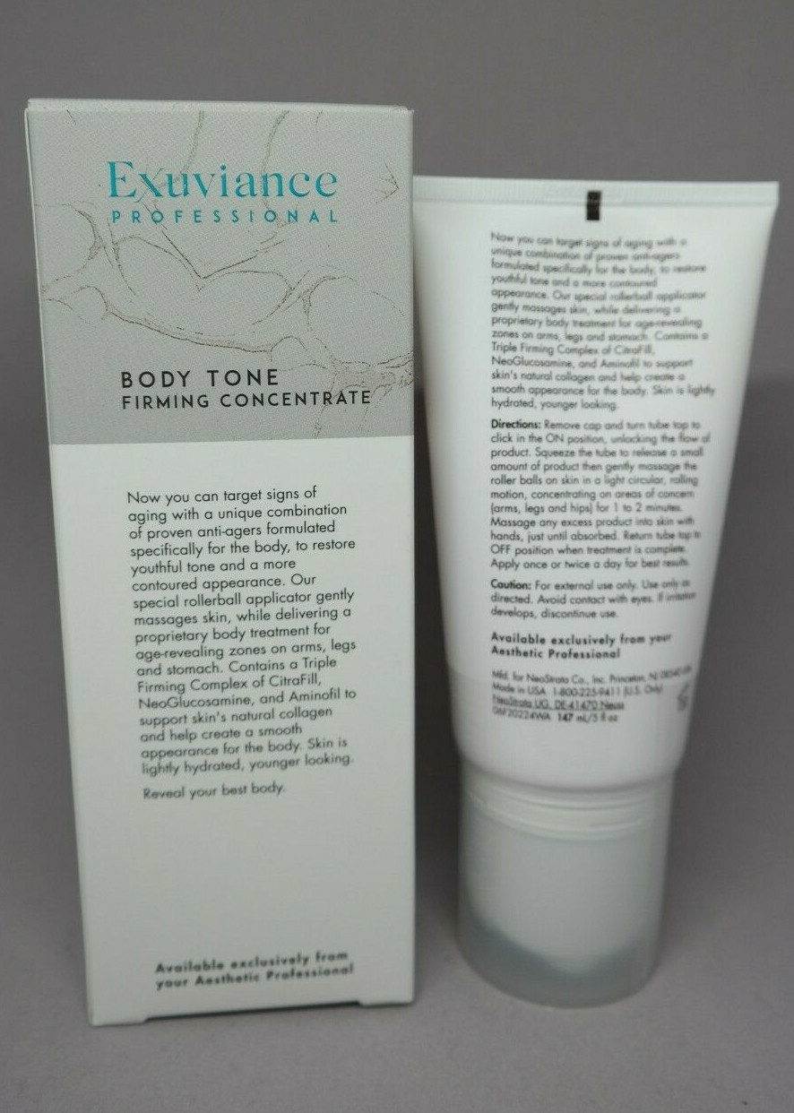 2 PACK Exuviance Body Tone Firming Concentrate 5 fl oz x2 SEALED NIB