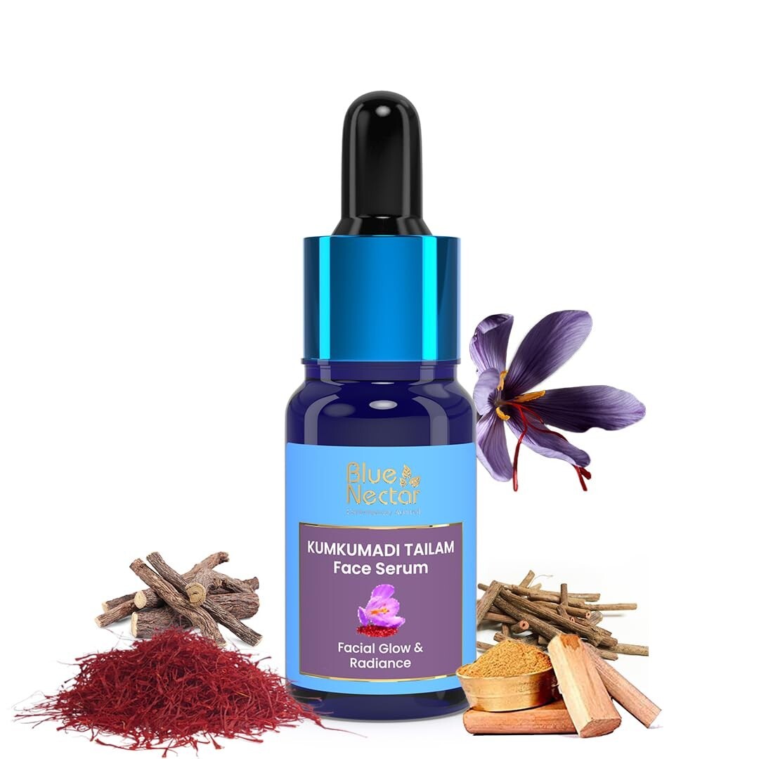 Blue Nectar Kumkumadi Tailam Skin Brightening Face Oil 10 ml