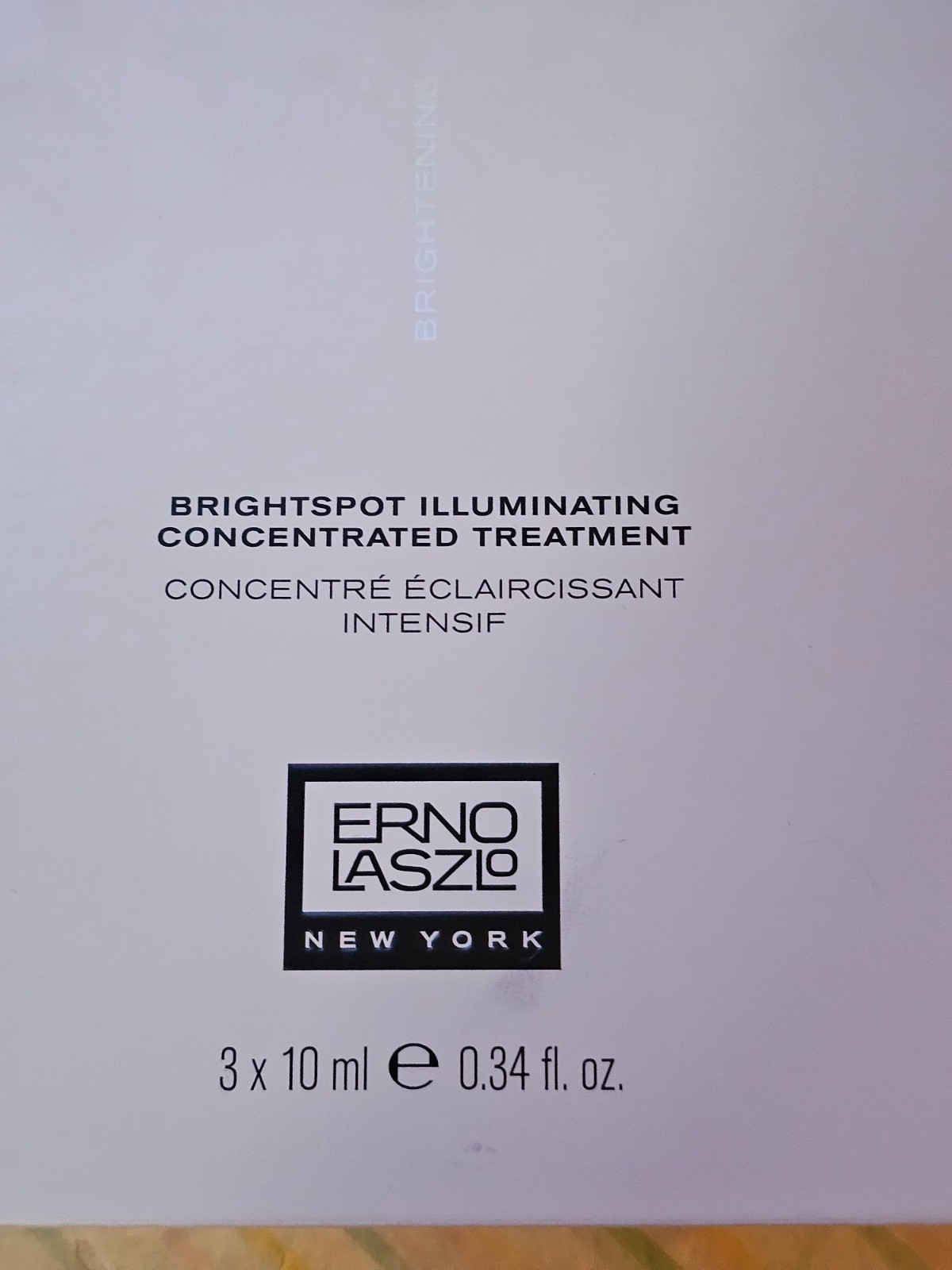 Erno Laszlo Brightspot Illuminating Treatment 3x10mL Brightening Serum NIB New!!