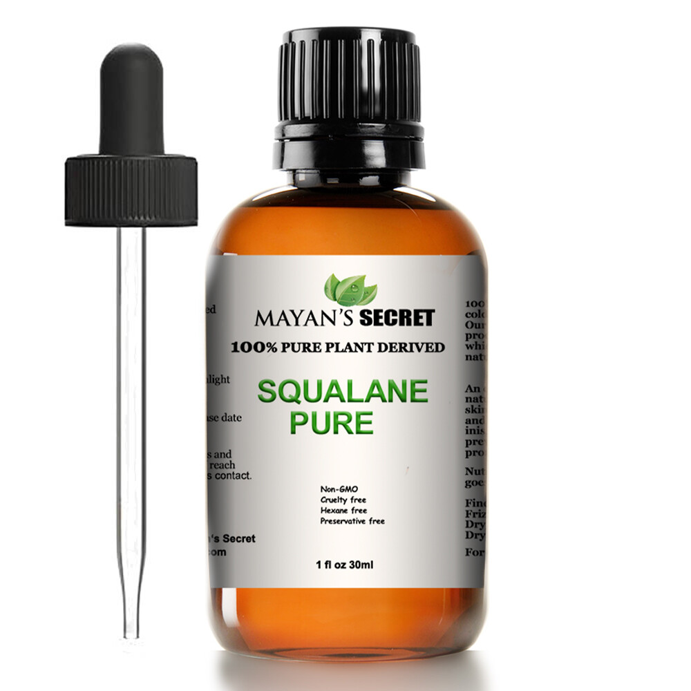 100% Pure Cold Press SQUALANE (Olive) Oil OLEIC ACID Restores Skin Elasticity