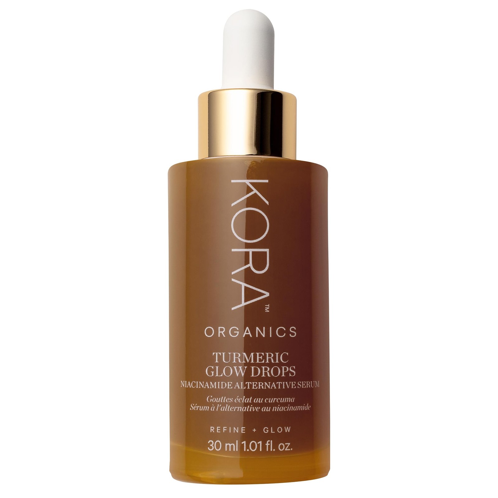 Kora Organics Turmeric Glow Drops Certified Organic Radiance Face Serum