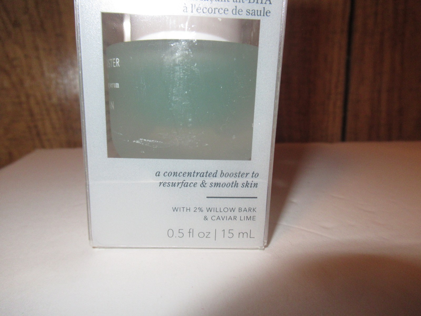 Beekman 1802 Smooth Booster Willow Bark Resurfacing Serum .5 oz New
