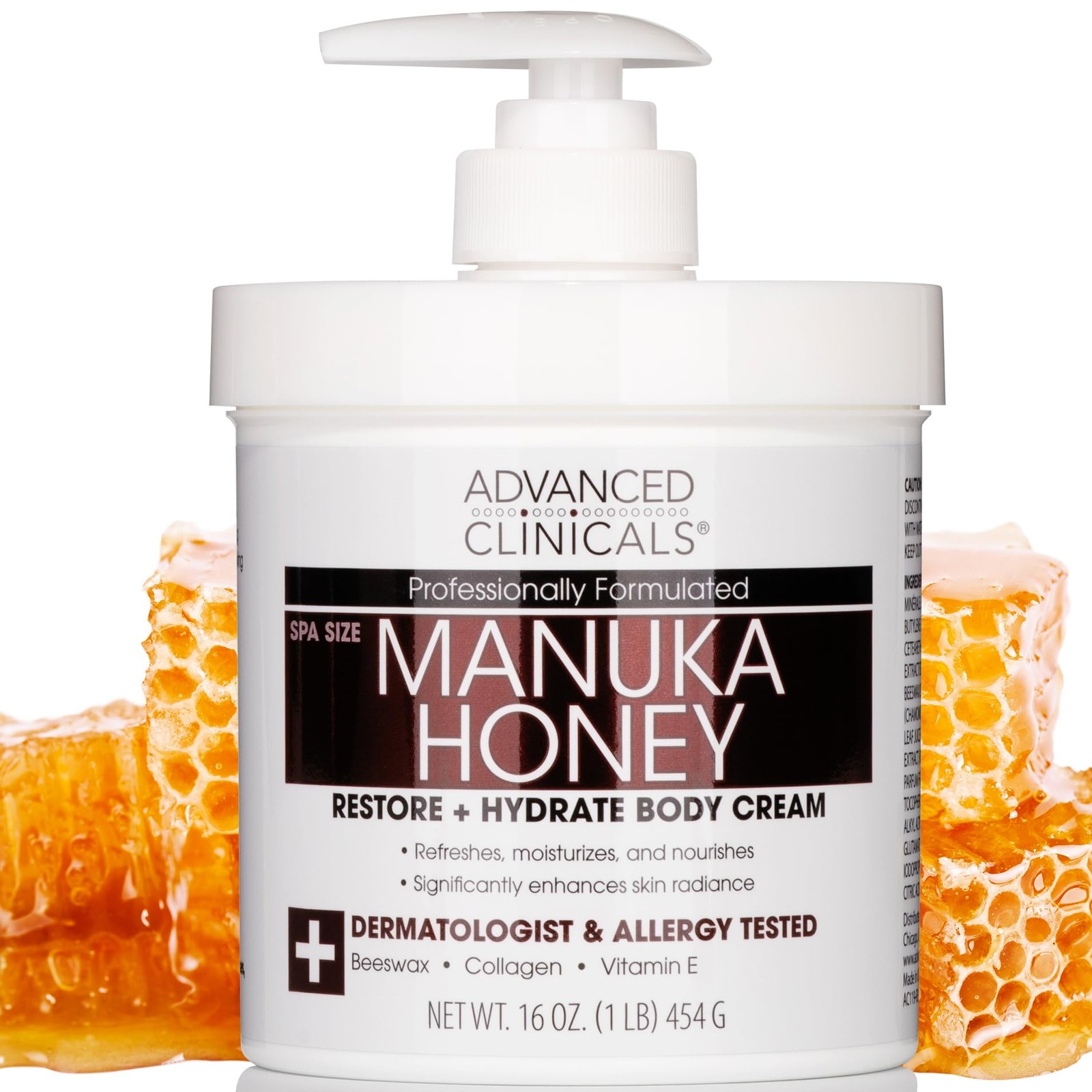 Advanced 16 Ounce (Pack of 1), 1 – Manuka Honey Restore + Hydrate Cream