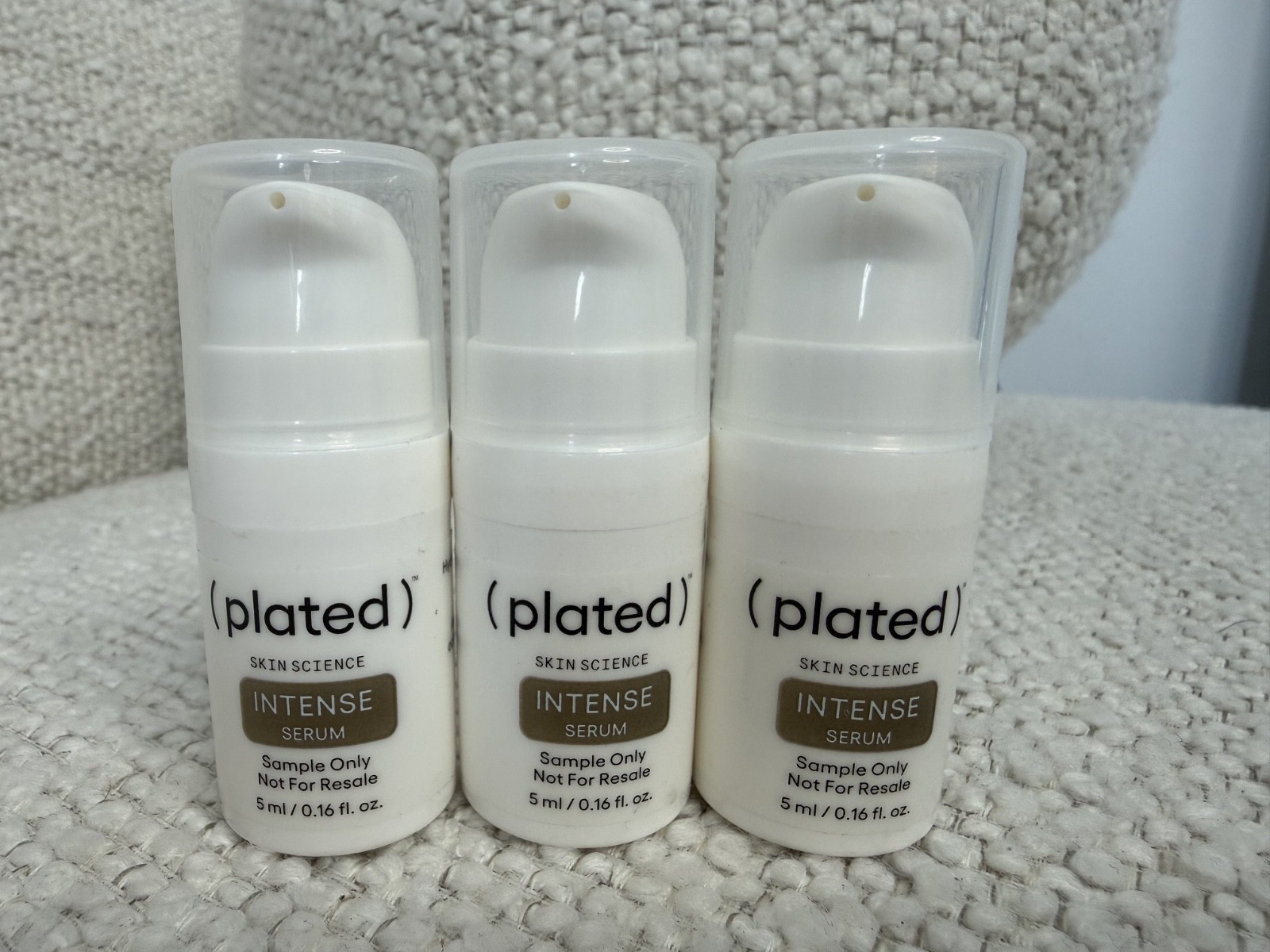 Plated Skin Science Intense Serum 3 X 5 ML = Full Size Fresh Authentic