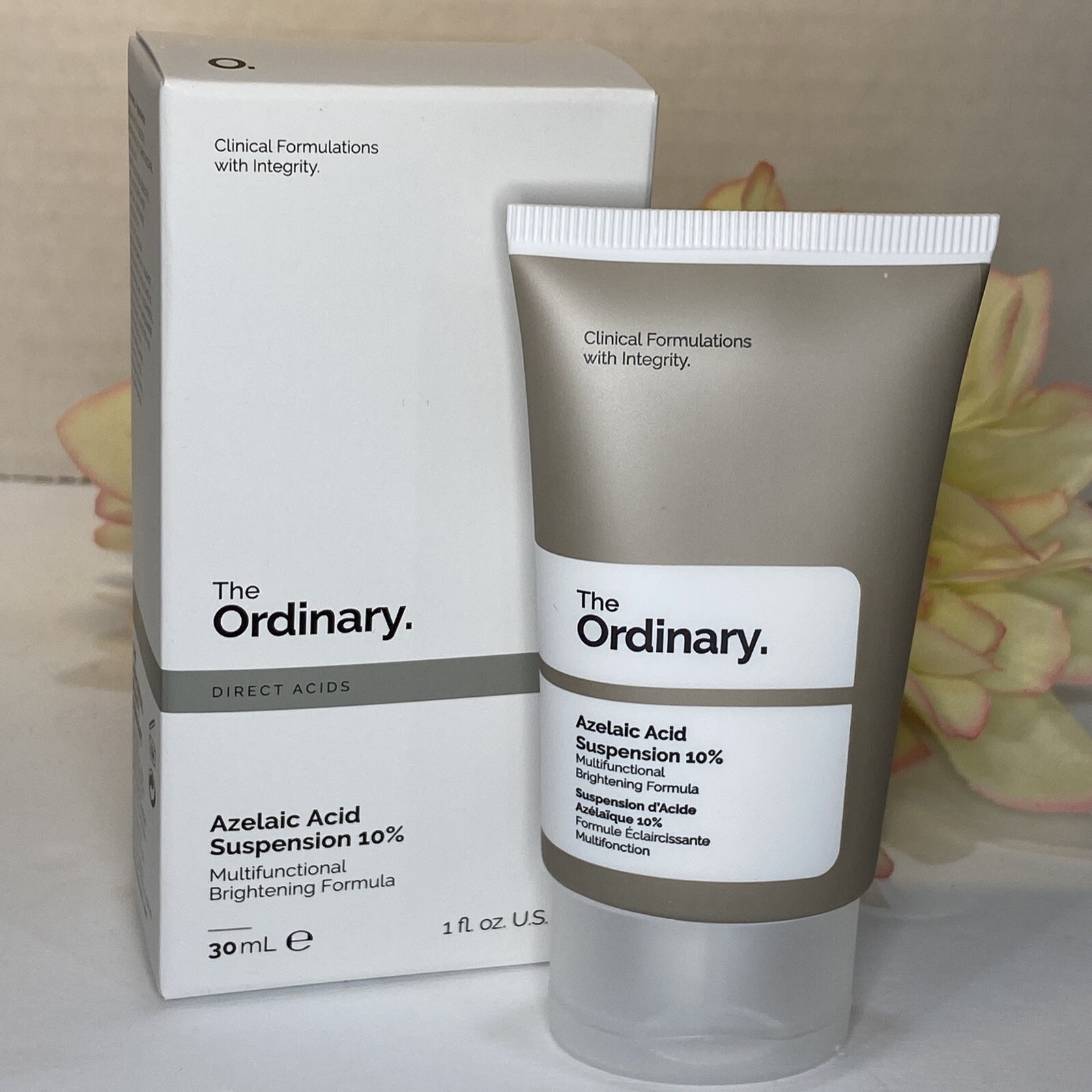 The Ordinary Azelaic Acid Suspension 10% Brightening Formula 1oz 30ml NIB FreeSh