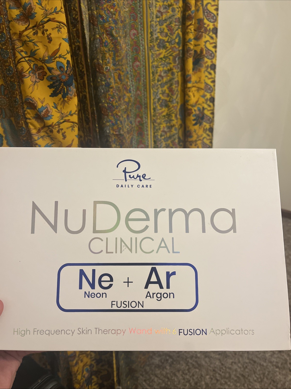 Pure Daily Care NuDerma Professional Skin Therapy Wand Neon Argon High Frequency