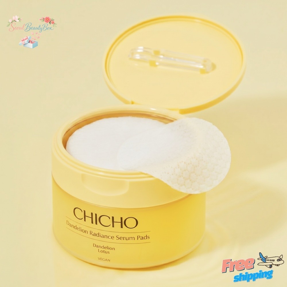 CHICHO Dandelion Biome Radiance Serum Pads 90ea 210g Vegan Korea Skincare