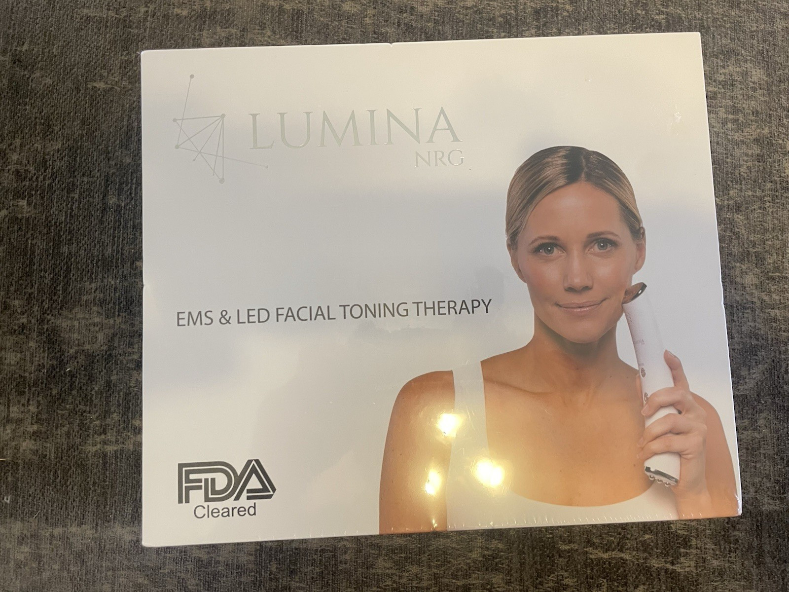 Lumina NRG Ems Led Facial Toning Anti-Aging Acne Therapy Device