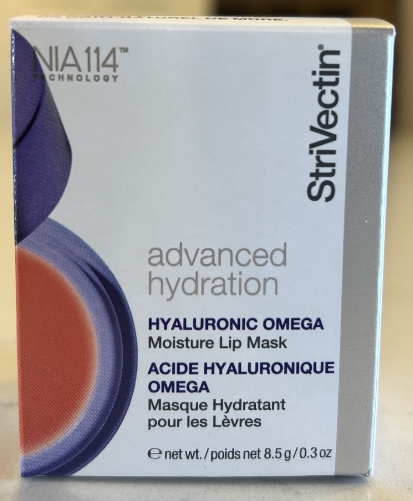 StriVectin Hyaluronic Omega Moisture Lip Mask Advanced Hydration 0.3oz/8.5g NIB
