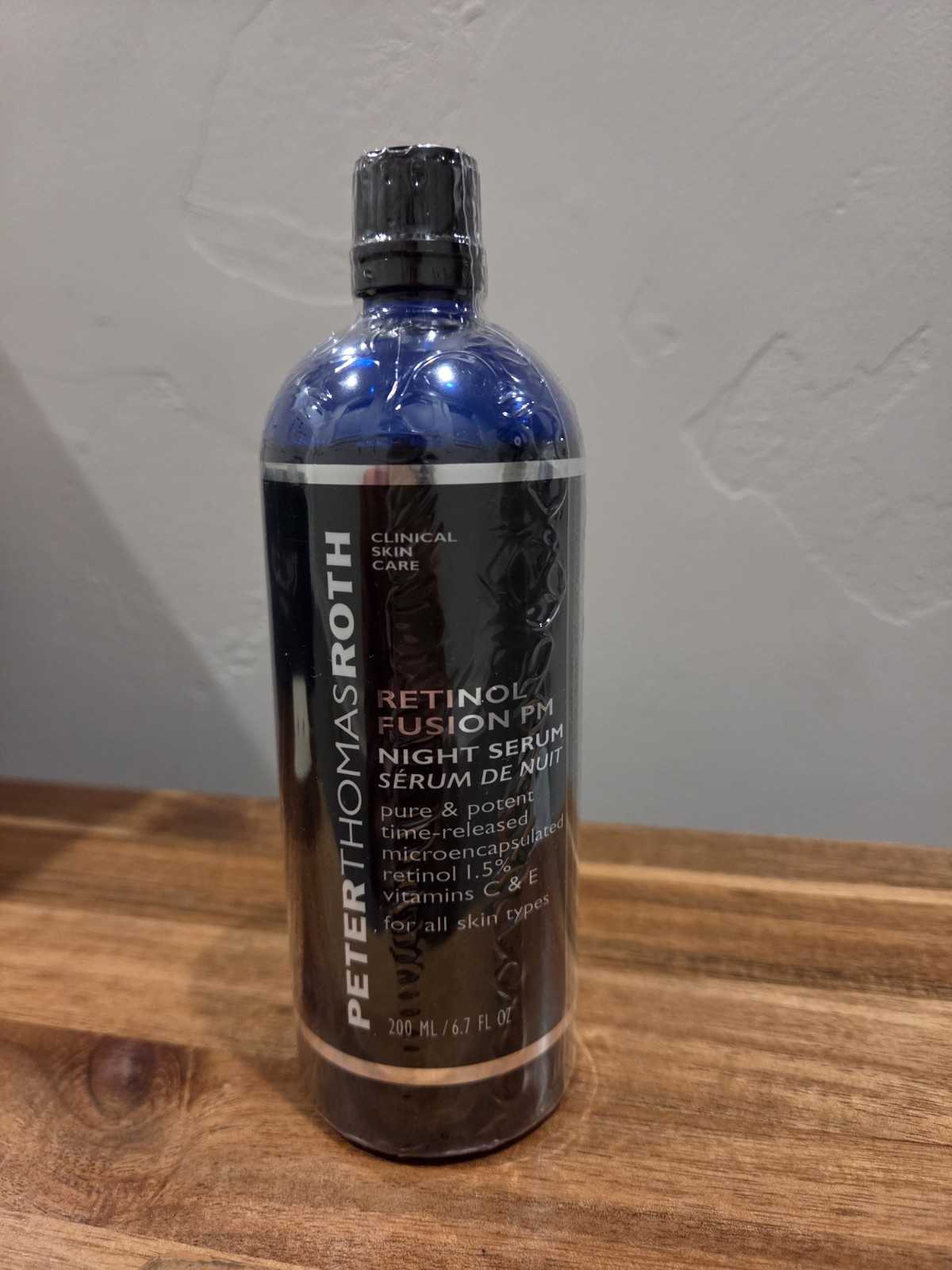 PETER THOMAS ROTH- Retinol Fusion PM Night Serum – 6.7 oz – NEW SEALED