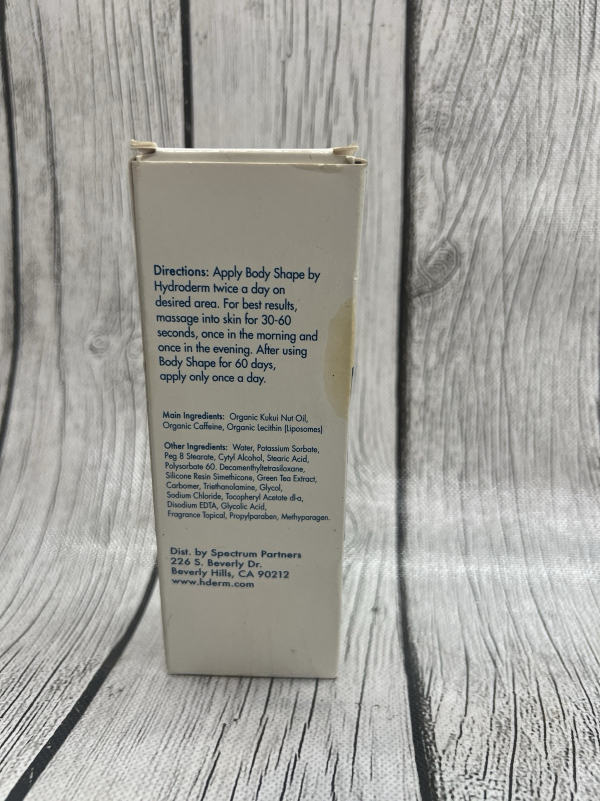 Hydroderm Beverly Hills Body Shape Cellulite Toning Lotion Liposome Tech 8oz.New