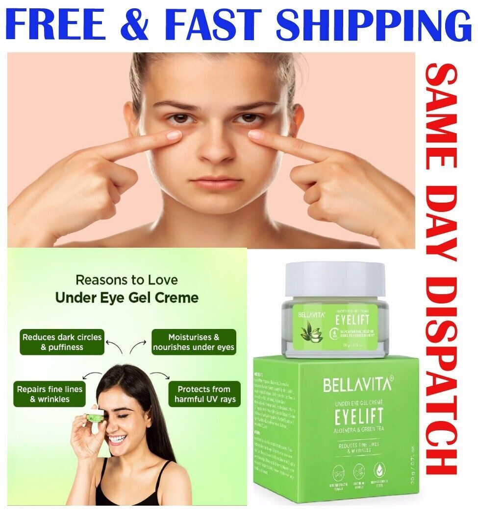 Under Eye Cream Gel for Dark Circles, Puffy Eyes, Wrinkles Remove for UNISEX 20g
