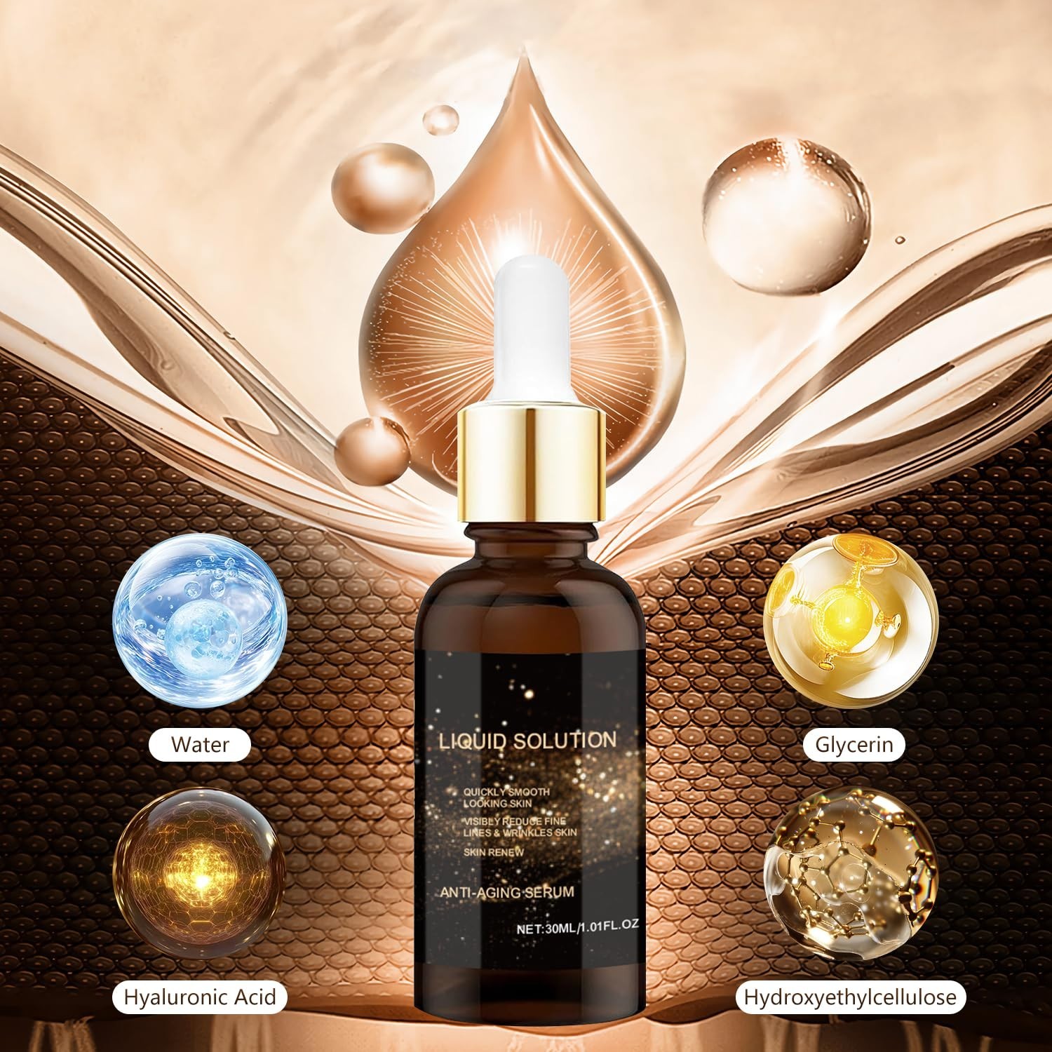 2 PCS Olavita Liquid Solution Anti Aging Serum, Intensely Firms Skin Antiaging..