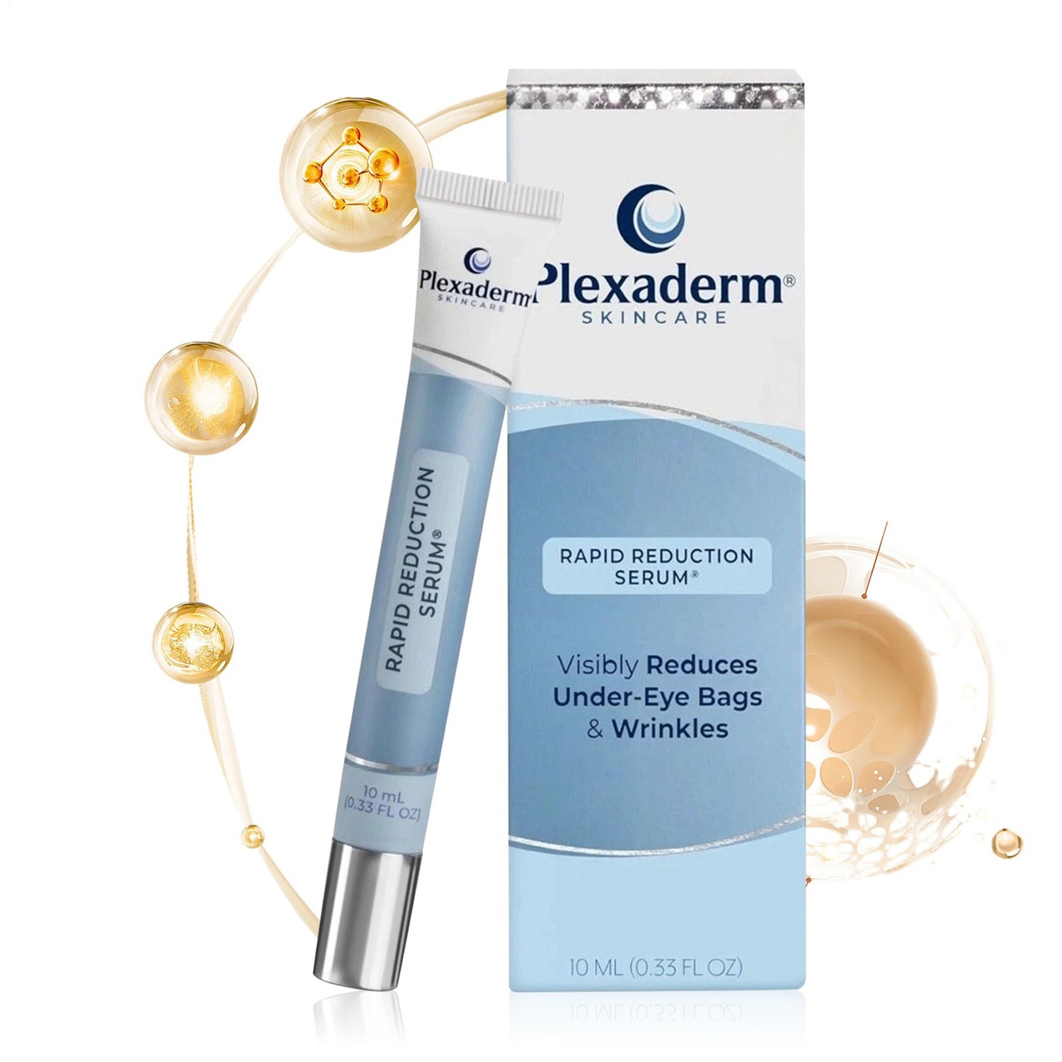 🔥Plexaderm Rapid Reduction Serum 0.33oz Visibly Reduces Under-Eye Bags,Wrinkles