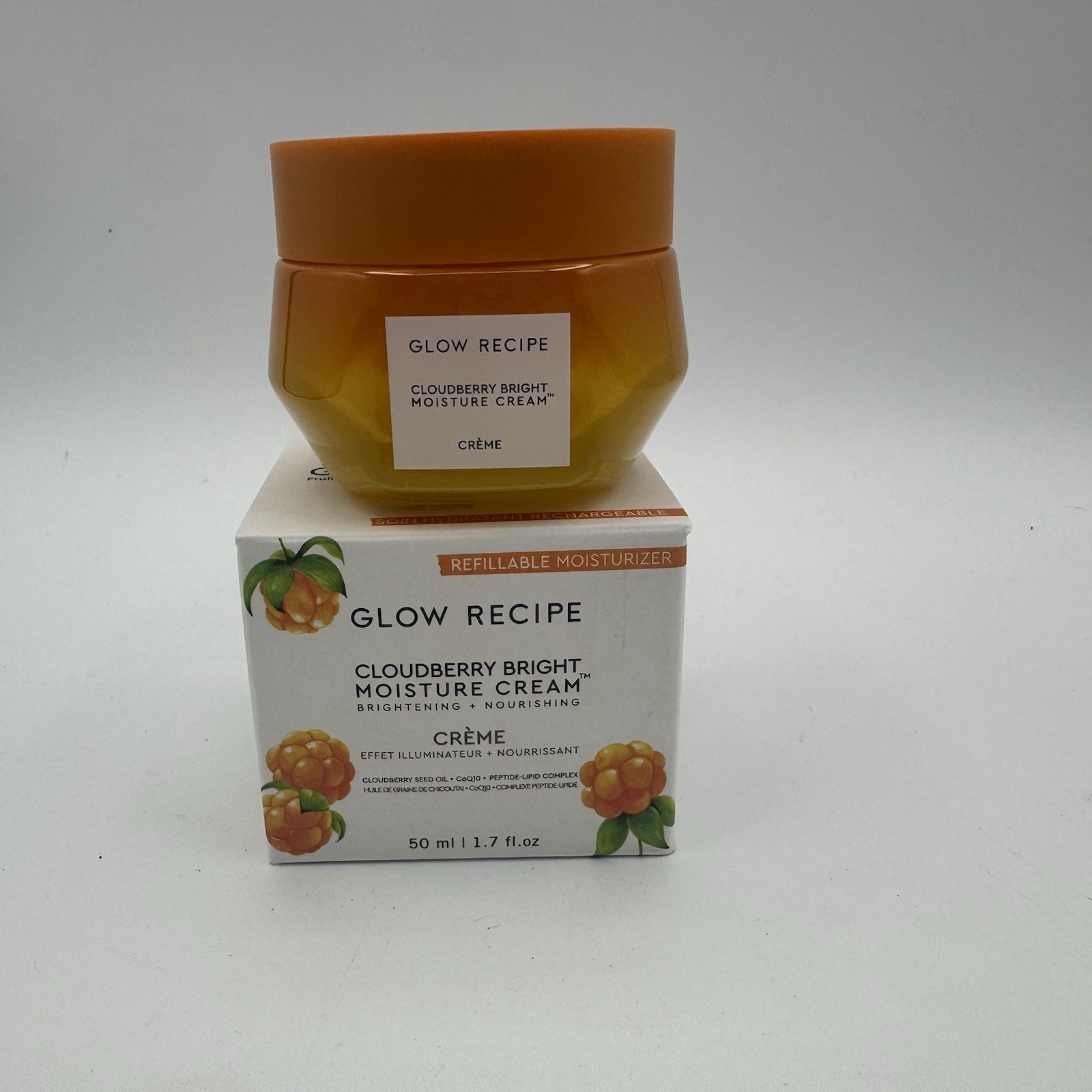 NEW Glow Recipe Cloudberry Bright Moisture Cream 1.7oz 50mL New In Box From USA