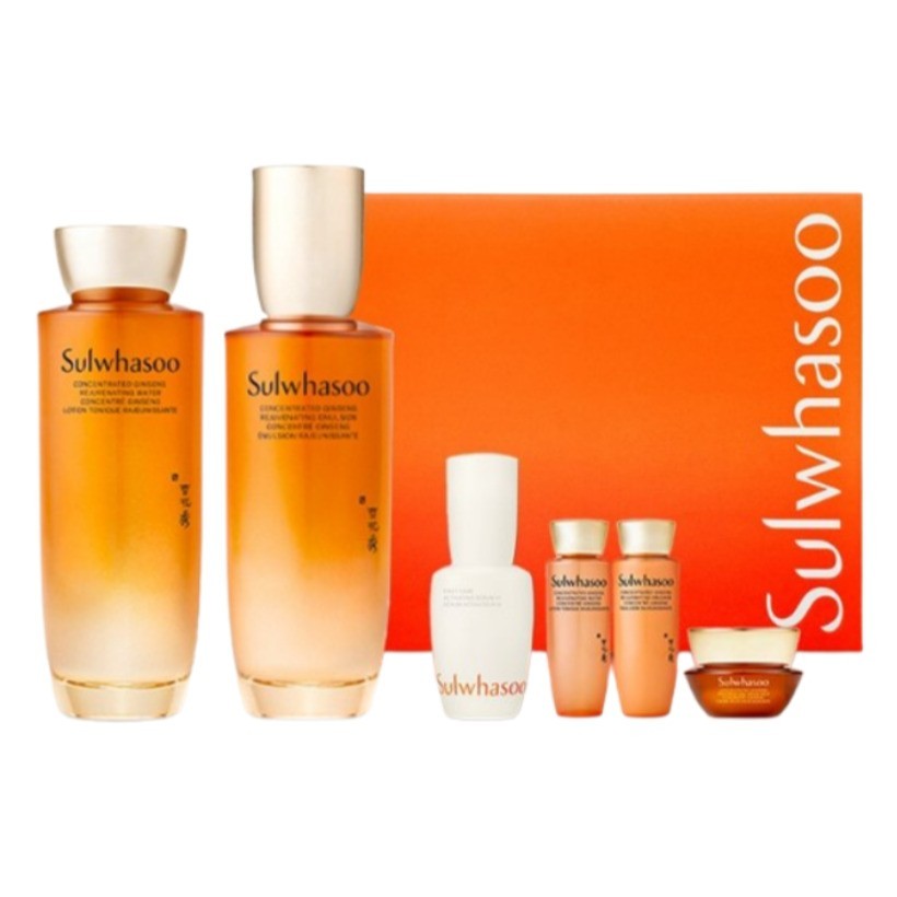 Sulwhasoo Concentrated Ginseng Rejuvenating Set 6 Items Anti Wrinkle KoreaBeauty