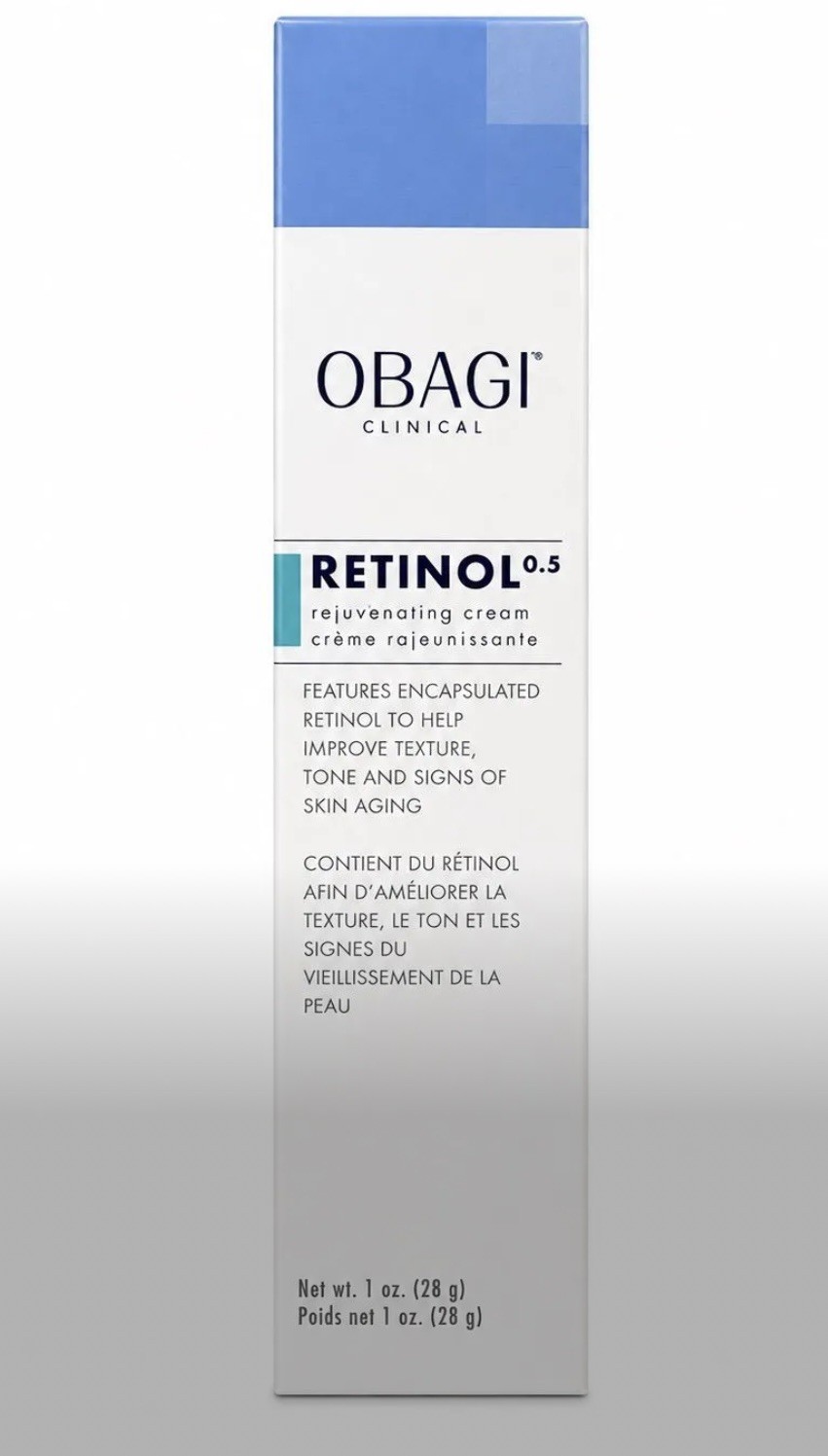 Obagi Clinical Retinol 0.5 Retexturizing Cream 1.0oz/28g Anti-Aging Texture/Tone