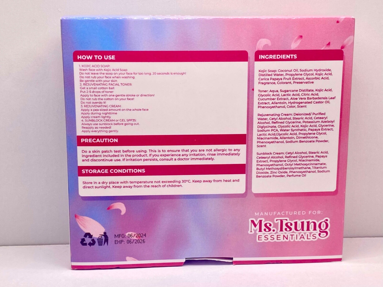 Ms. Tsung Rejuvenating Set
