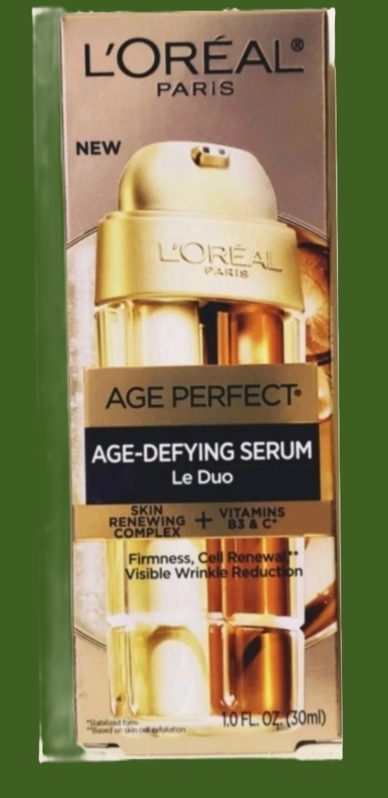 L’oreal Age Perfect Age Defying Serum Le Duo Full Sz New Original Box 2-in-1