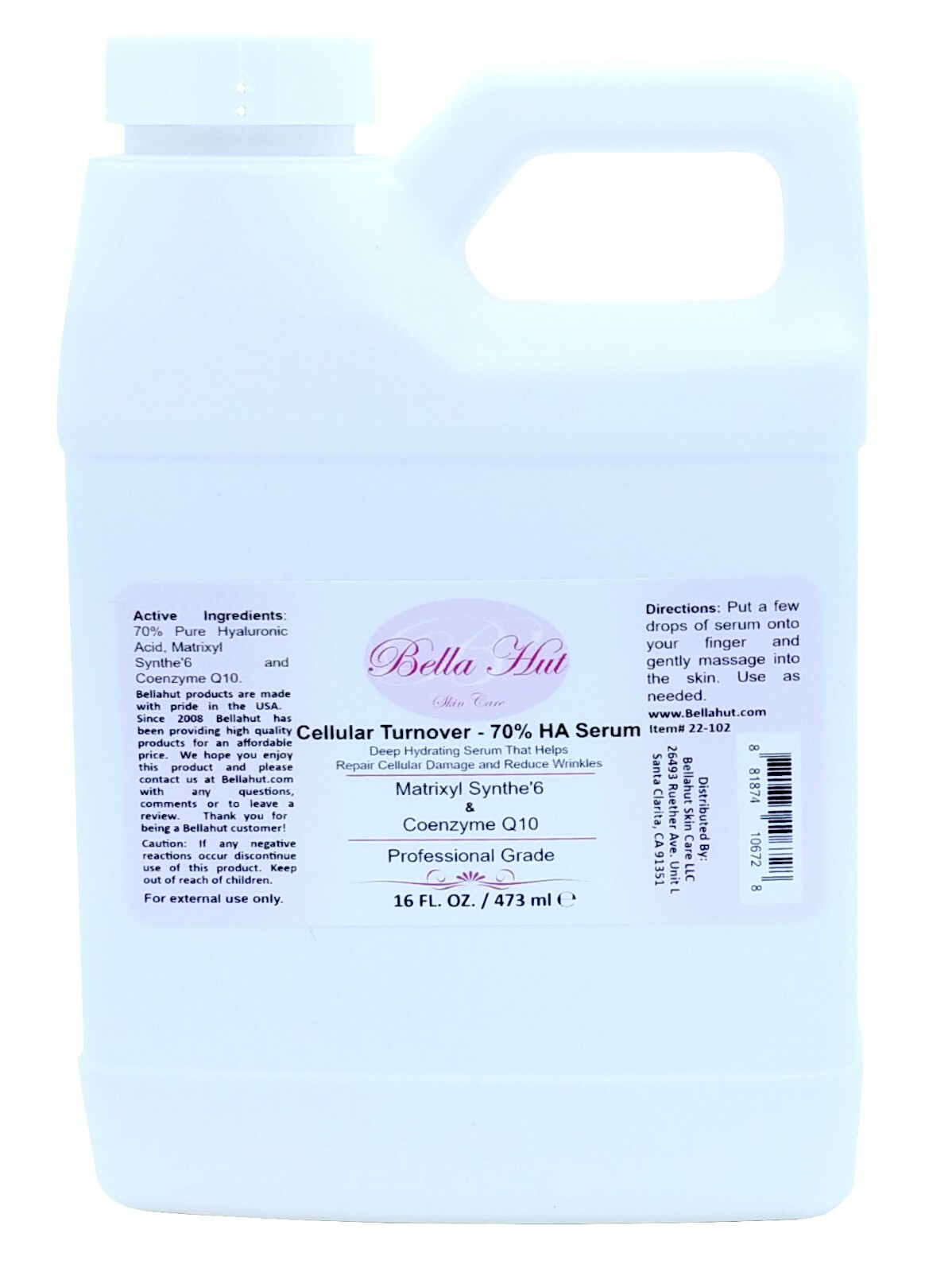 16 OZ. CELLULAR TURNOVER -70% HYALURONIC ACID SERUM