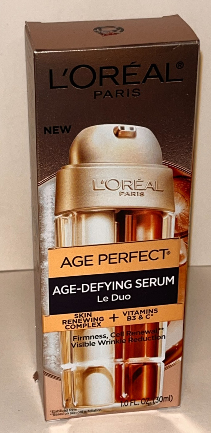 L’Oreal Age Perfect Age Defying Serum Le Duo – 1 Oz New!