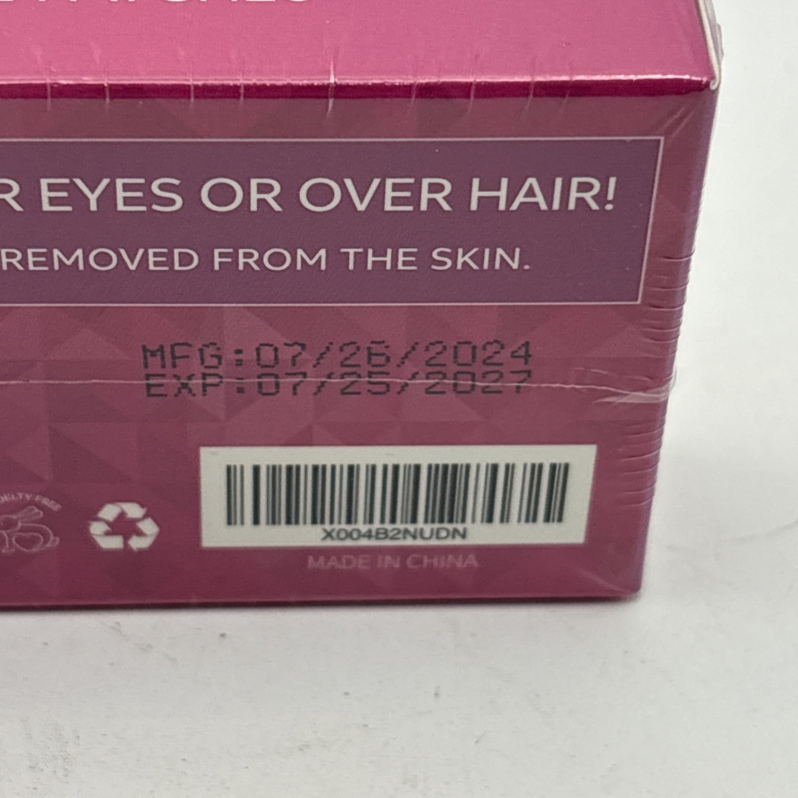 SILKDERMIS Facial Forehead Area Wrinkle Patches 144 Pieces PCs 07/25/2027