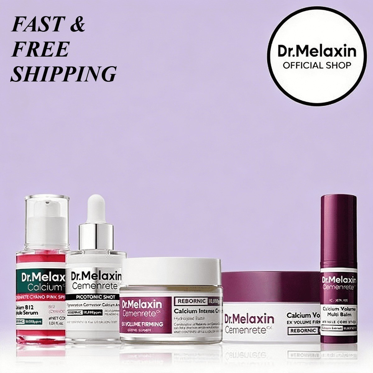 Dr. Melaxin Cemenrete Calcium Volume Set Multi Balm Eye Cream Pad Ampoule Cream-