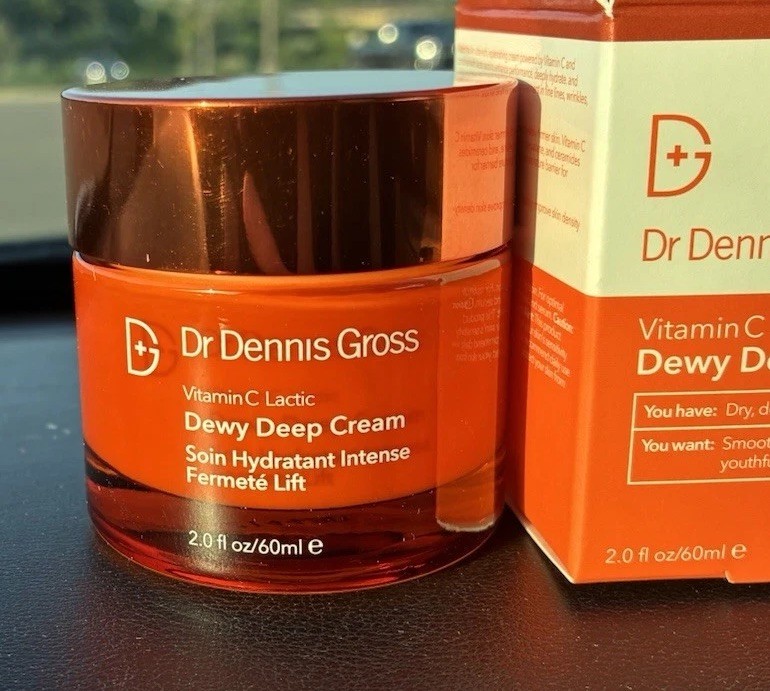 Dr. Dennis Gross Vitamin C Lactic Dewy Deep Cream 2oz 60mL New in Box
