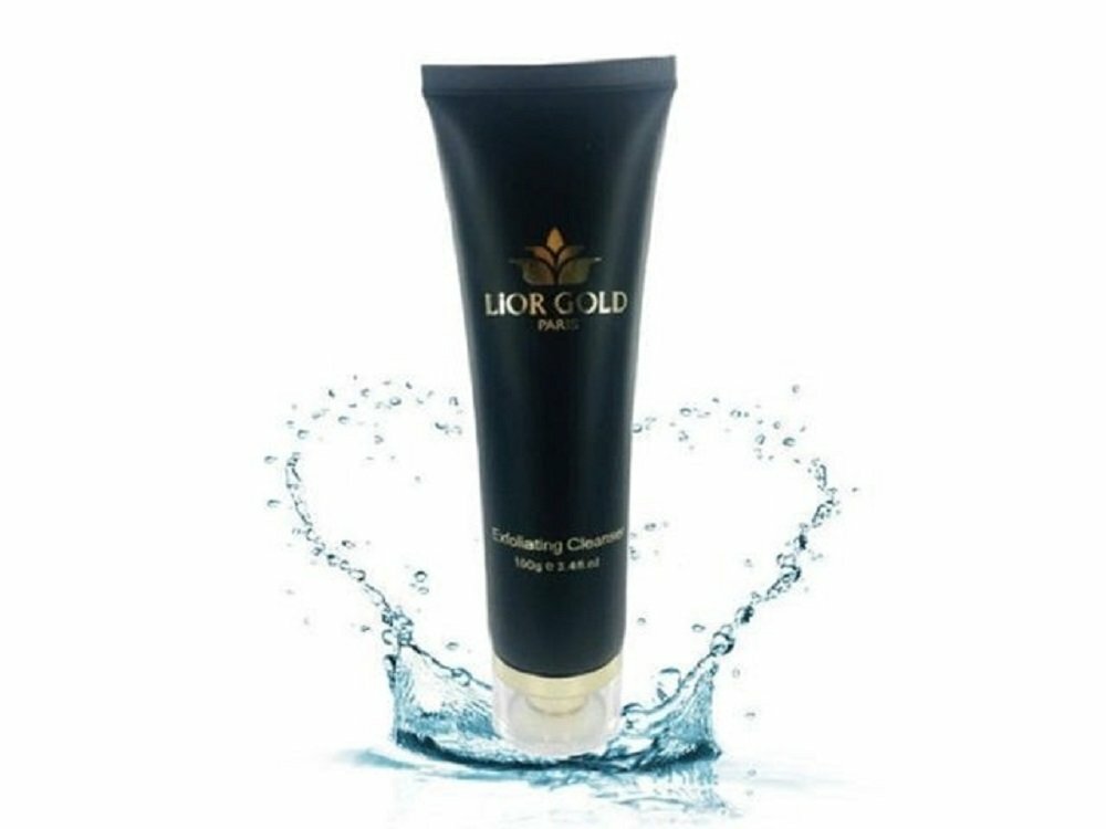 2 packs Lior Gold Paris 24k Exfoliating Facial Cleanse 3.4fl oz-100g each
