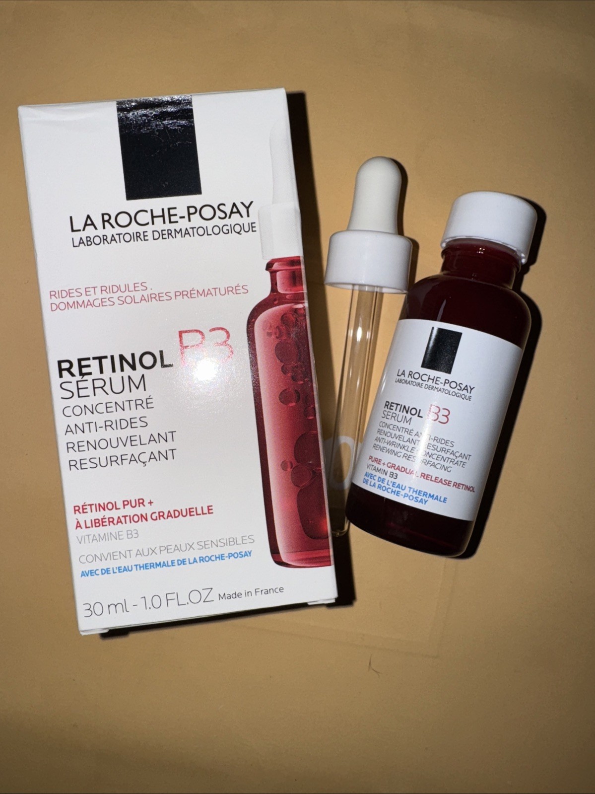 La Roche-Posay Retinol B3 Serum – Anti-Wrinkle Concentrate-Exp.08/2026 MRSP $47