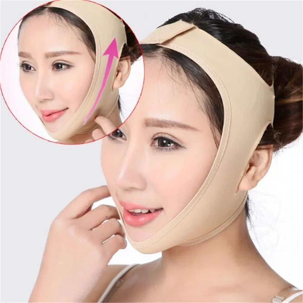 Breathable V-Face Slimming Bandage Elastic Tapes Chin Cheek Face Lift