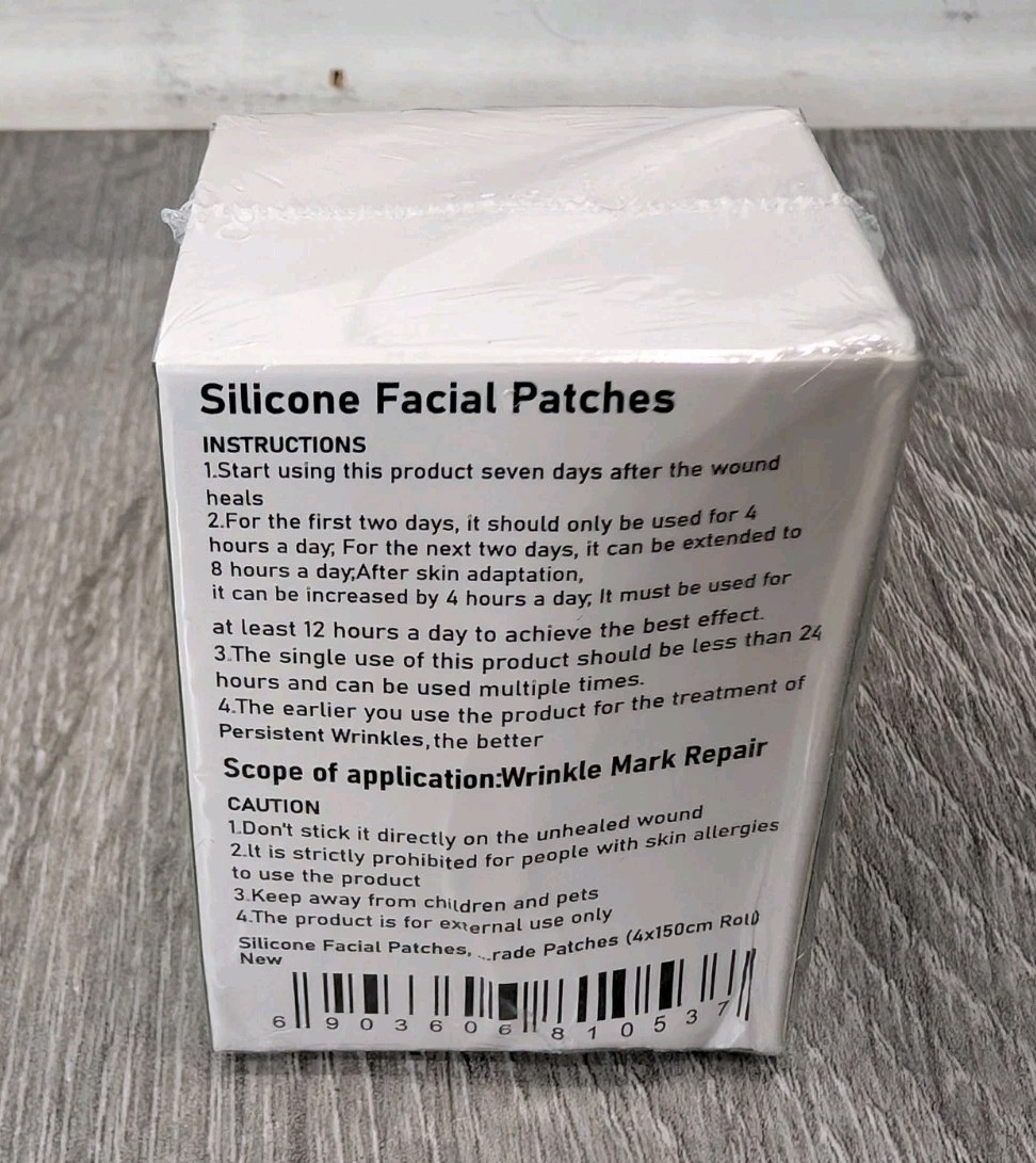 Lejuv Silicone Overnight Beauty Patches (1.6”x 4.7 ft Roll-1.5m)