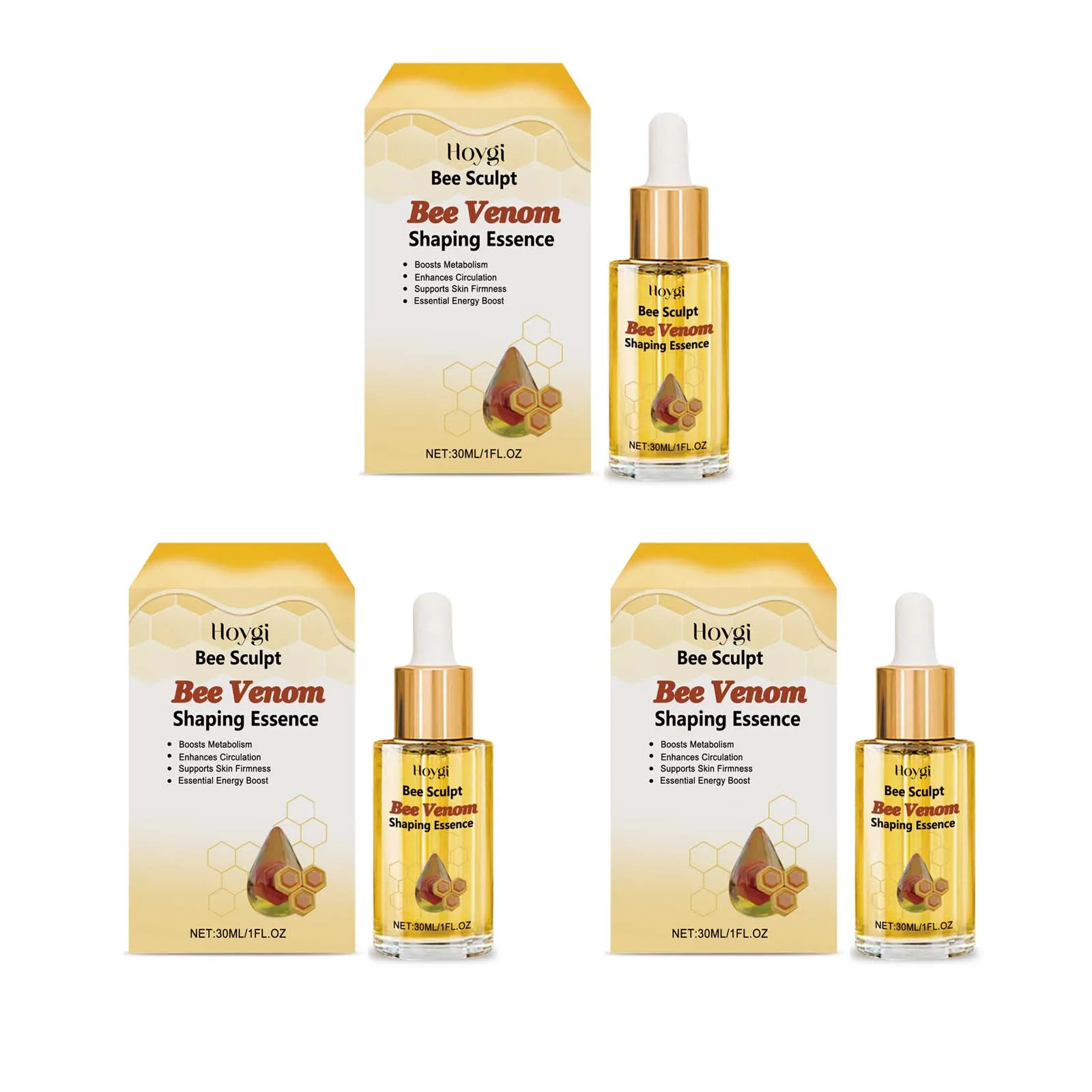 Bee Venom Shaping Oil Firming Lifting Body Skin anti Cellulite Fat Burning Weigh