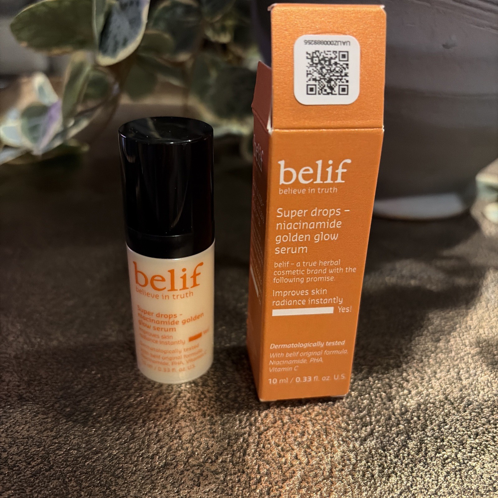 Belif Super Drops Niacinamide Golden Glow Serum Travel Mini 10 ml / 0.33 Oz NIB