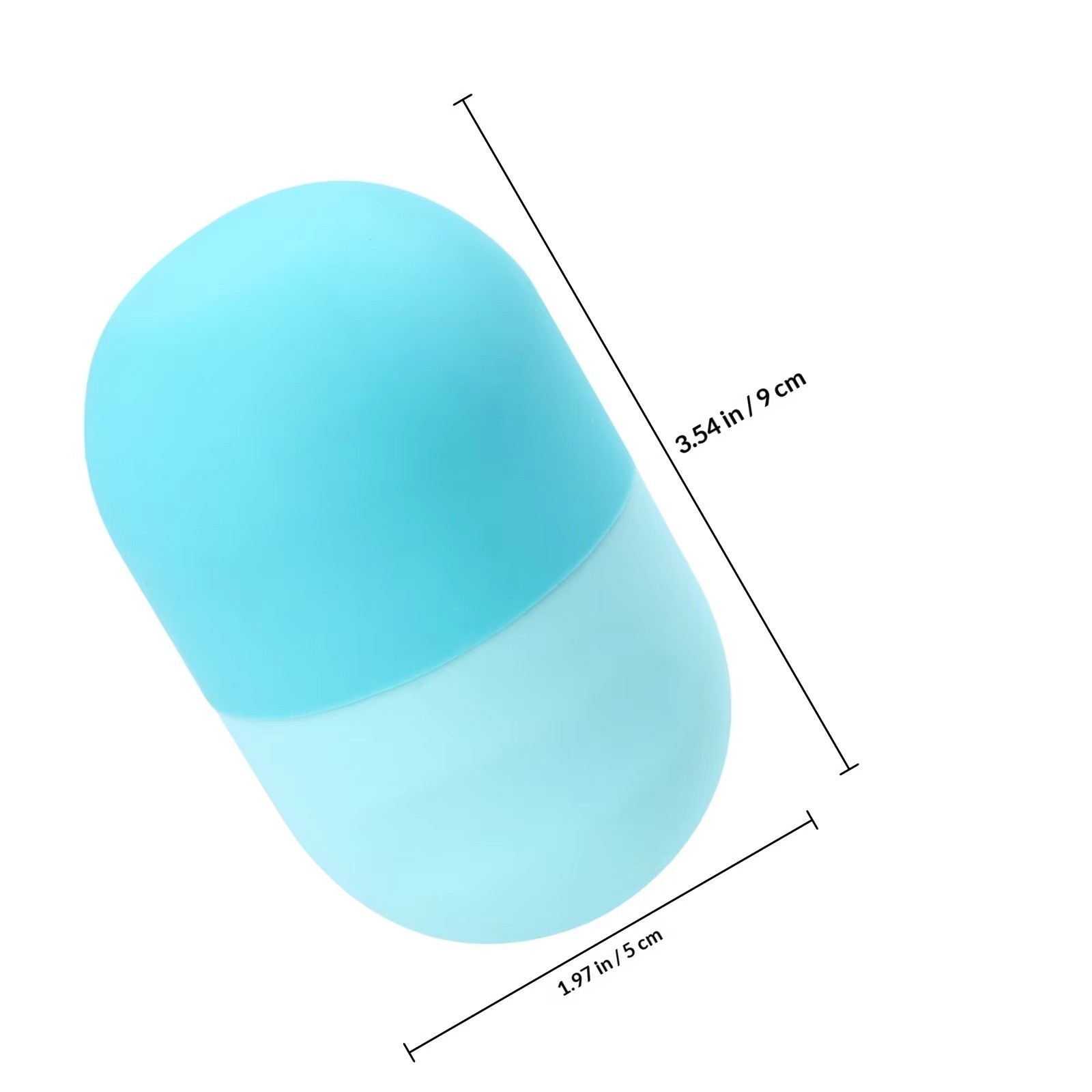Facial Silicone Skin Care Massager Flexible Manual Ice Mold Face Massage Tool