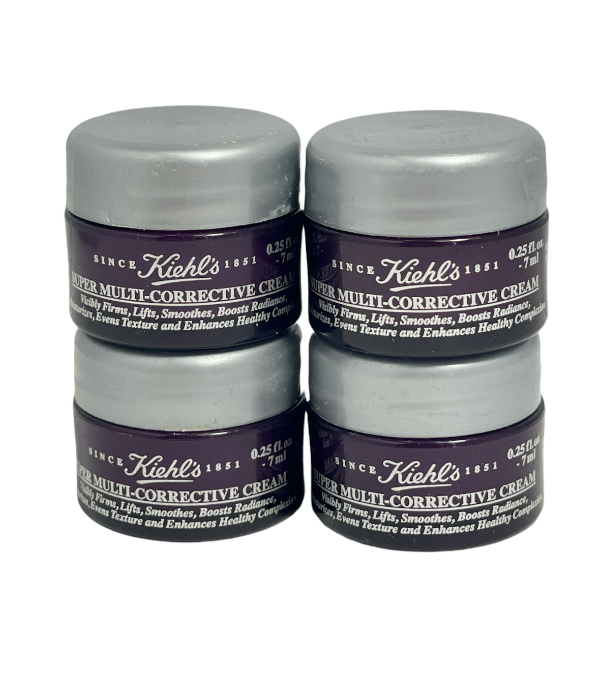 KIEHL’S Super Multi-Corrective Cream 0.25fl.oz./7ml LOT OF 4