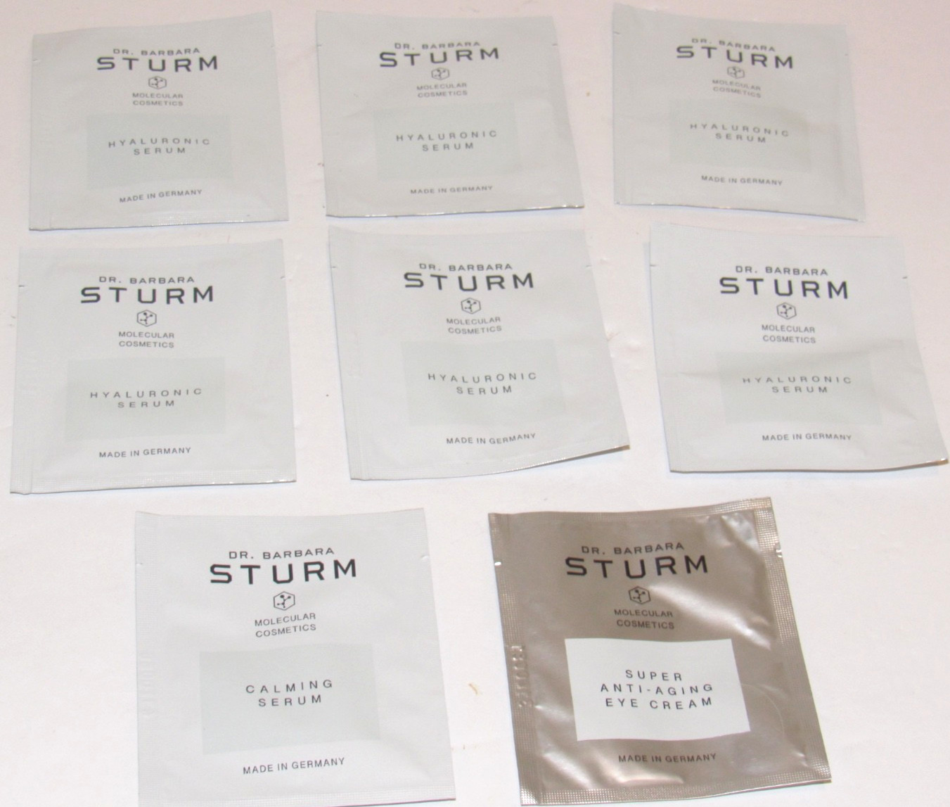 8 Dr. Barbara Sturm Hyaluronic Serum + Calming & Super Anti-Aging Eye Cream Set