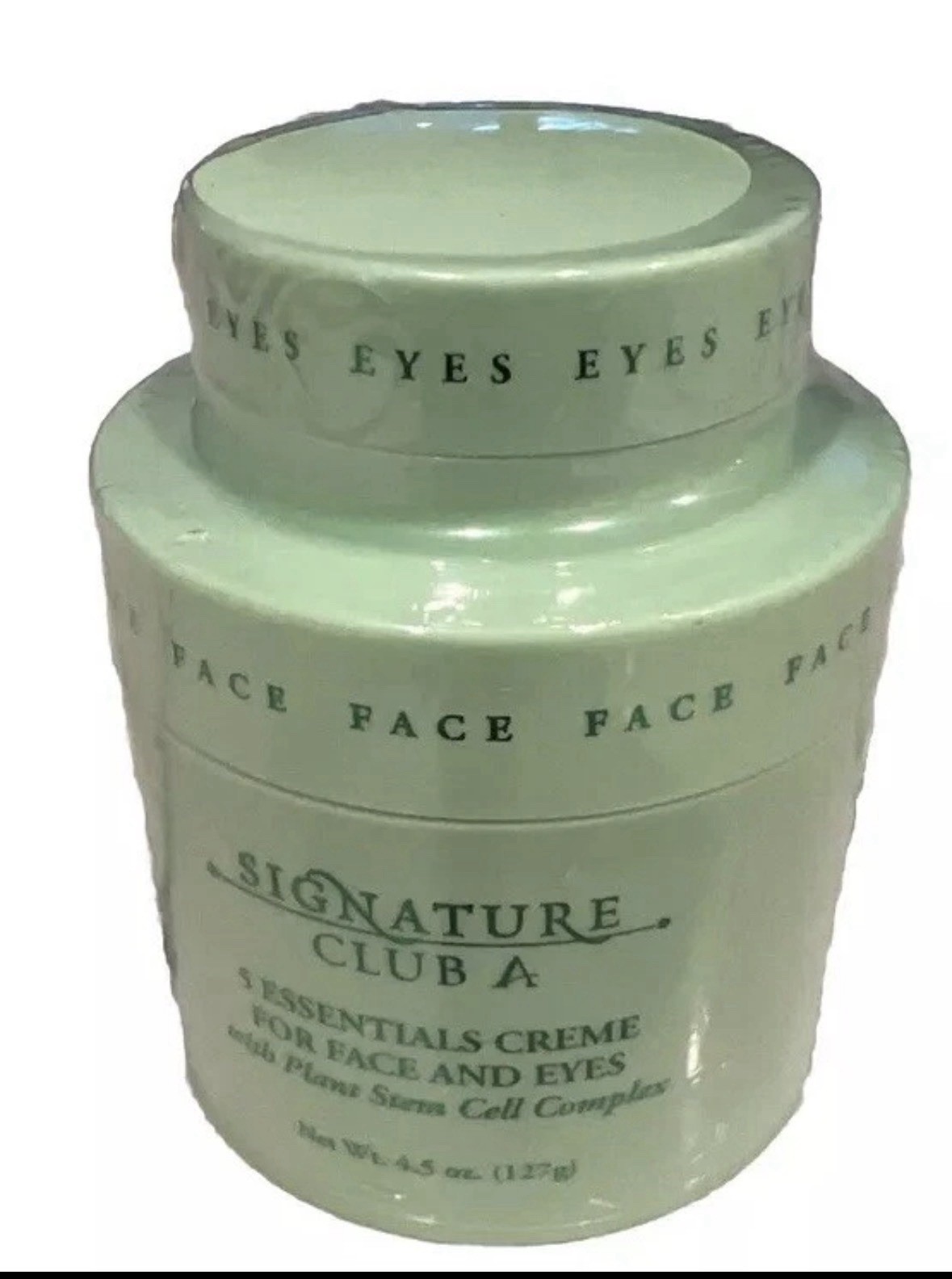 SIGNATURE CLUB A-5 Essentials Creme Plant Stem Cell Complex Face&Eyes 4.5oz-NEW